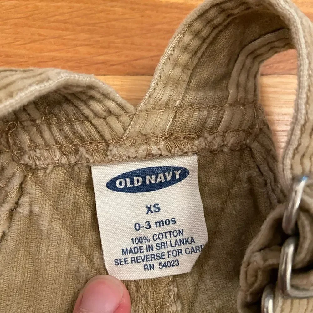 Old Navy Corduroy beige/tan overalls